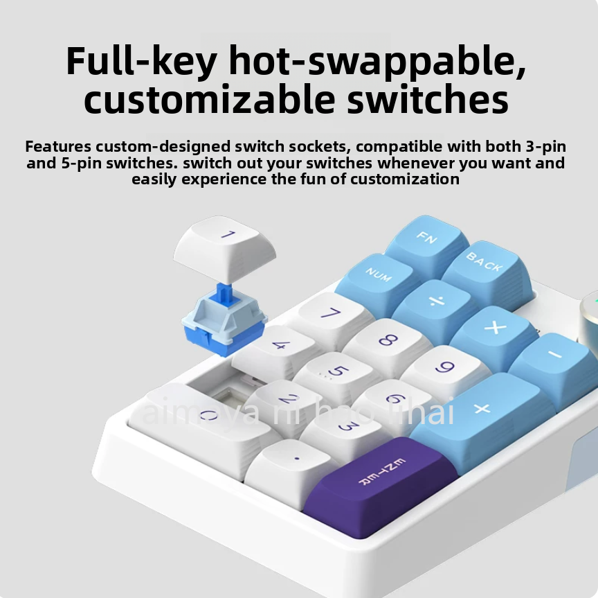 Wireless Keyboard Mini - Teclado Mecânico Sem Fio Kzzi K20