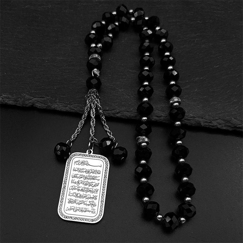 Gadget Q - Islam religioso muçulmano strass pingente de