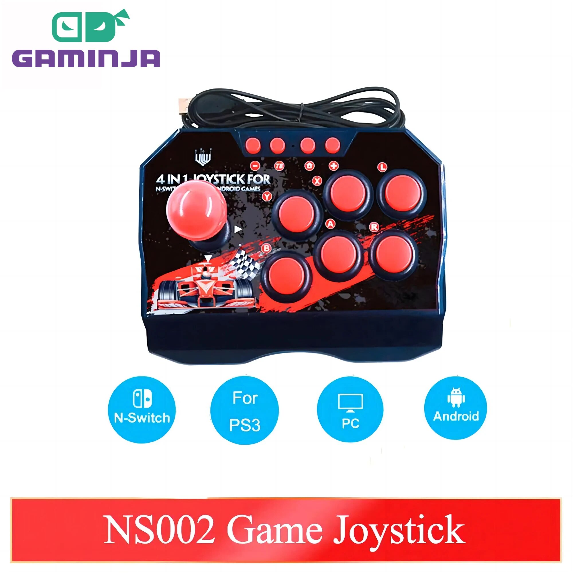 GAMINJA NS002 4 Em 1 Retro Arc - Retro Game Controller Usb avaliação e preço