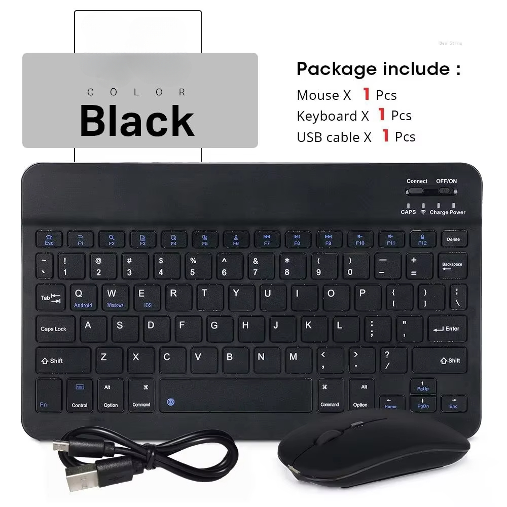 Teclado Bluetooth Hebraico de  - Wireless Keyboard Mini avaliação e preço