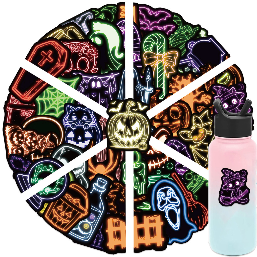Adesivos neon de Halloween de  - Electronics Gadgets Store avaliação e preço